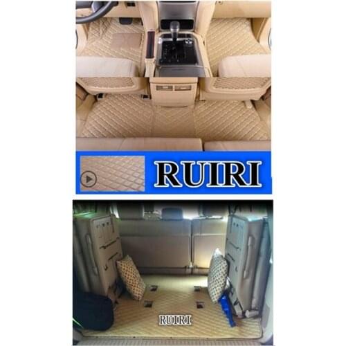 High quality mats! Custom special floor mats for Toyota Land Cruiser 100 7 seats 2007-1998 waterproof rugs carpets,Free shipping