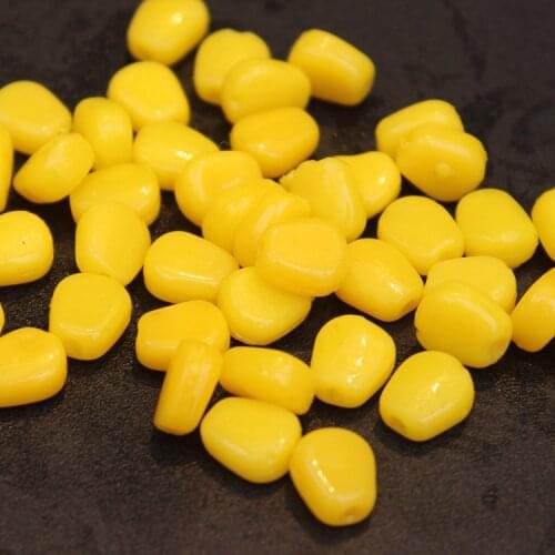 100 pcs/lot Corn Soft bait Carp Fishing Lures vivid Bait Corn yellow Artifical Carp Baits pesca