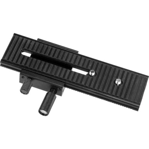 2 Way FOTOMATE LP-01 Macro Focusing Rail Slider For Can&n Nik&n S&ny Pentax DSLR 1/4" Screw Focusing Movable