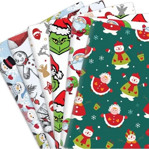 50*145cm Cartoon Girls Boys 100% Pure Cotton Polyester Cotton Material Patchwork Sewing Fabrics Quilt Needlework DIY Cloth