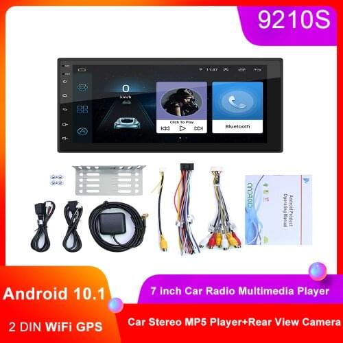 9210S 2 Din Android 10.1 Car Radio With 8 LED Rear View Camera WIFI GPS Multimedia Player Auto Mirror Link Car Stereo MP5 Player
