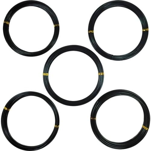 Anodized Aluminum Bonsai Training Wire 5-Size Starter Set-1.0Mm,1.5Mm,2.0Mm,2.5Mm,3.0Mm(147 Feet Total)-Choose Your Color(5 Size