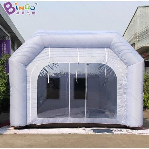 Hot Sale 10X5X3.5 Meters Light Grey Inflatable Paint Booth / Inflated Spray Tent - BG-A1080-2