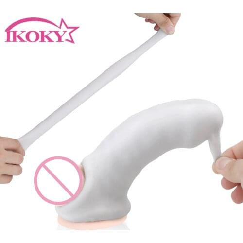 IKOKY Long Lasting Penis Trainer Male Glans Penis Stimulation Sex Toys Pocket Vagina Massager Sex Toys for Men Male Masturbator