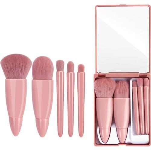 Make Up Tool Maquillaje Portable Mirror Makeup Brush Set Eyeshadow Concealer Lip Eye Make Up Brush Cosmetics Beauty Tools
