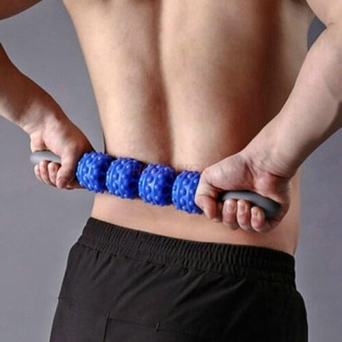 Massager Gear Muscle Massage Body Relaxation Fascia Stick Yoga Care Tool Roller Manual Wheel Fitness Aerobics Stress Relax