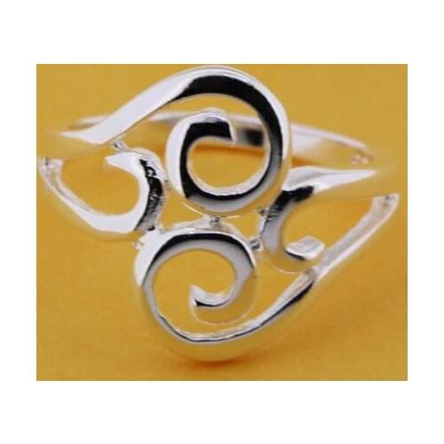 925 Jewelry Silver Plated Wholesale Free Shipping Rings for woman&man Fashion Jewelry/avwajnda LQ-R205