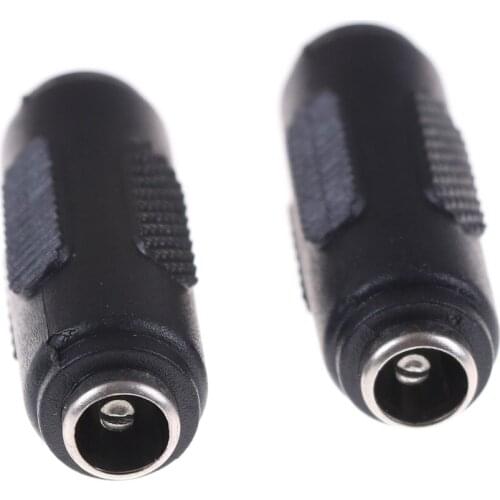 New Hot!5.5x2.1mm Jack + Male Plug Jack Connector Socket Durable 12V/3A Female Socket DC Power Female Plug 1pc