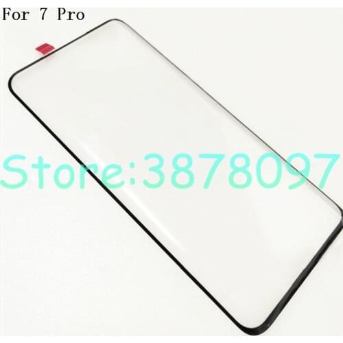 Original Front Glass For Oneplus 7 Pro One Plus 7 Pro Oneplus7 Pro Touch Screen LCD Outer Panel Lens Repair Replacement Part