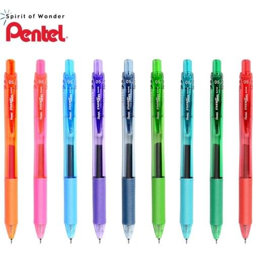 1pcs Japan Pentel BLN-105 Pressing Gel Pen Quick-Dry Color Pen Student Office Stationery Supplies