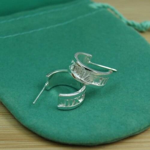 BABYLLNT 925 Silver Stud Earrings For Woman Wedding Engagement Fashion Party Charm Jewelry Wholesale