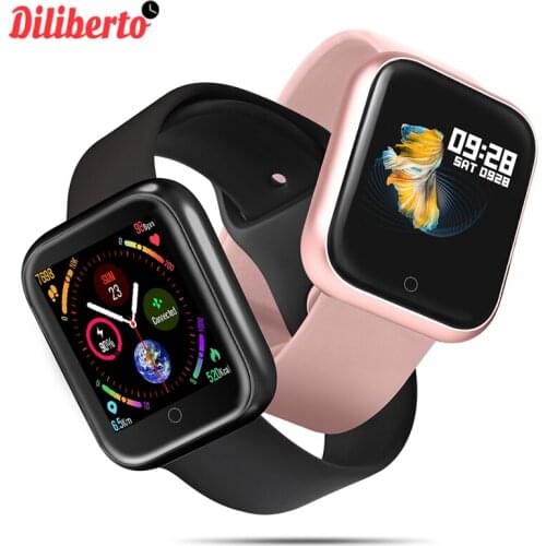 Diliberto P70 Smart Watch IP68 Waterproof Sports Fitness Bracelet Heart Rate Blood Pressure Smartwatch for Men Women