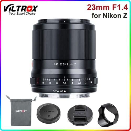 Viltrox 23mm F1.4 Auto Focus Wide-Angle Lens APS-C for Nikon Z-Mount Mirrorless Camera Z fc Z50 Z5 Z6 Z6 II Z7 Z7 II