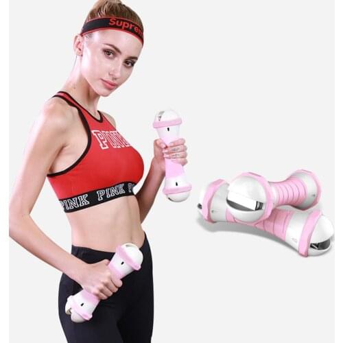 1Pair Fitness Dumbbell Adjustable Weight Each 1Kg Indoor Fitness Equipment Strength Muscle Training Dumbbell Dropshipping