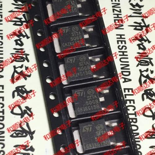 10pcs/lot STTA506B New Spot TO-252 Fast 600V 5A