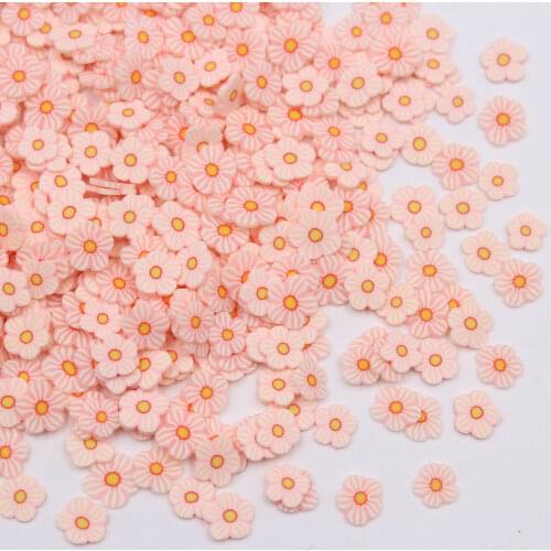 100g/Lot Flower Slices Polymer Clay Beauty Petal Sprinkles Soft Pottery for Toys Decoration DIY Crafts Filler Accessories