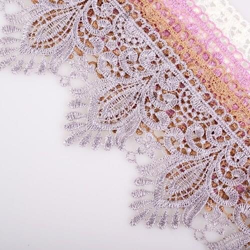 14 yards 10.5 cm Lace Ribbon Trim Applique for Costumes Dresses Trimmings Edge Lace Fabric Embroidery Strip Sewing on Cusack