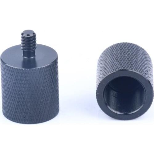 Aluminum 5/8 Female to 3/8 Male Adapter Screws Microphone Bracket Conversion Level Three Tripod Adapter