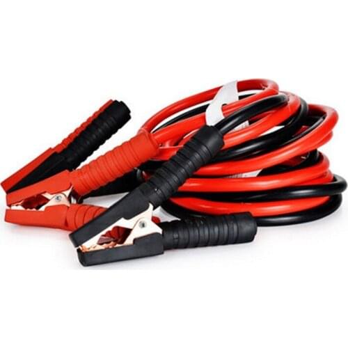 Automobile battery line Clip battery connecting wire Emergency battery connection 3 meters copper clad aluminum wire Take emerge