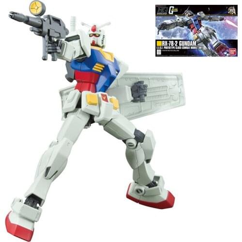 Bandai assembled model HG 1/144 RX-78-2 REVIVE GUNDAM action toy doll home decoration office decoration childrens holiday gift