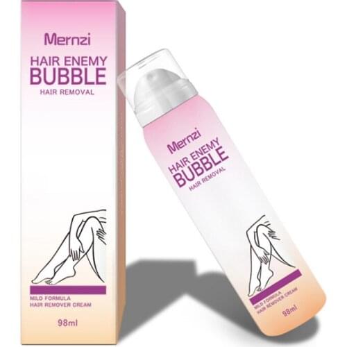 Painless Hair Removal Cream Depilatory Bubble Wax Body Bikini Legs Facial Hair Remover Cream