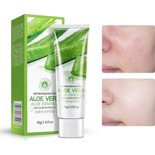 BIOAQUA Natural Aloe Vera Gel Face Cream Hyaluronic Acid Anti Winkle Whitening Moisturizing Acne Treatment Cream Skin Care
