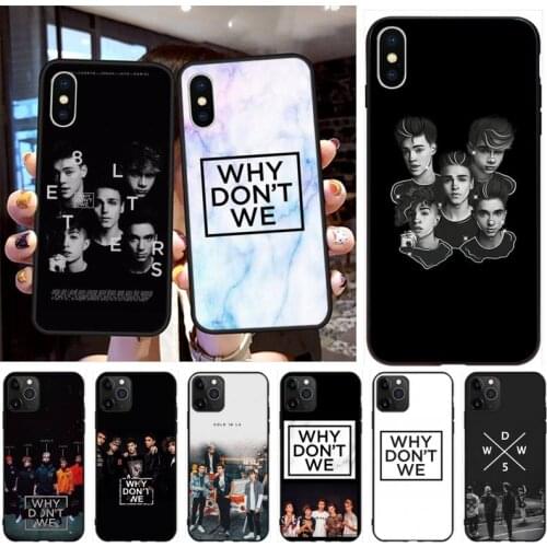 CUTEWANAN Why dont we Phone Case for iPhone 11 pro XS MAX 8 7 6 6S Plus X 5S SE 2020 XR case