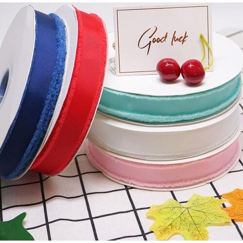 Grosgrain Fringe Ribbon 16mm 25mm 38mm 50yards Per Roll for Wedding Craft Diy Gift 6662-370 Decoration Flower