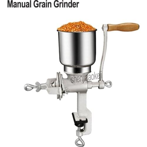 Manual Graining machine Corn Nut soy peanuts rice grinder Hand-cranked Grain Grinder Restaurant Cereals Grinder