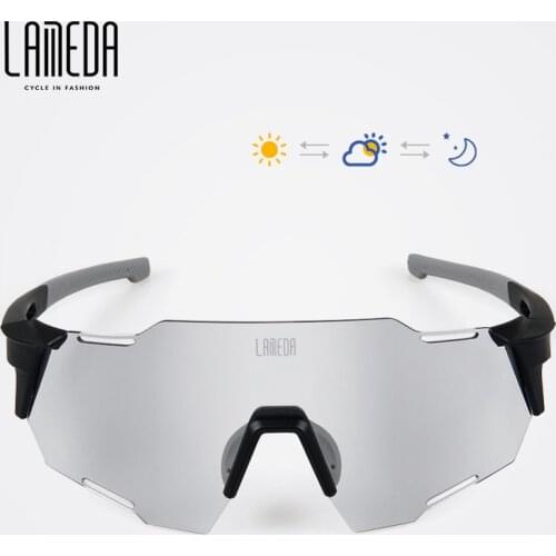 Lambda color-changing polarized professional riding glasses, windproof day and night goggles, road mountain bike men and women