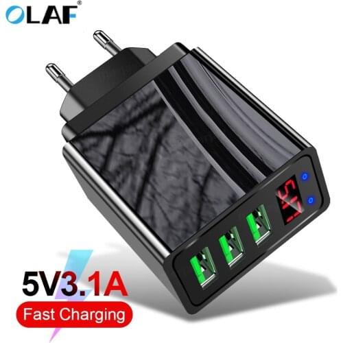 OLAF Quick Charge 3.0 18W QC 3.0 4.0 Fast charger USB portable Charging for iPhone X XR Mobile Phone Charger for Huawei P20 lite