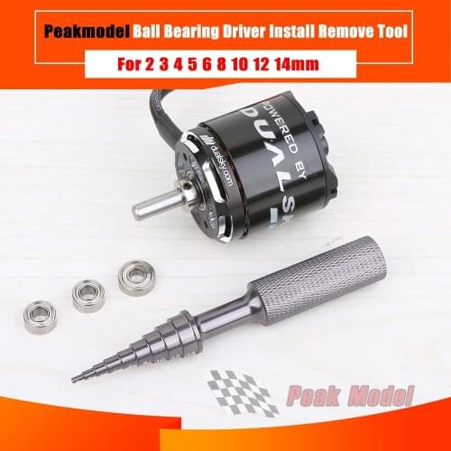 RC Model Ball Bearing Driver Install Remove Tool Removal Puller OD 2 3 4 5 6 8 10 12 14 mm for RC Cars Helicopter Accessories