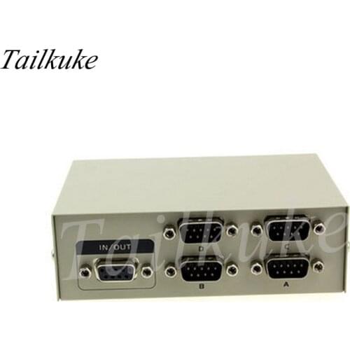 Serial Port Splitter One Point Four Rs232 Hub 1 Minute 4 Serial Port Switcher Expander RS232 Hub