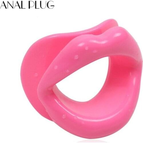 Sexy Lips Rubber Mouth Gag Open Fixation Mouth Stuffed Oral Toys For Women Adult Games Sex Products Toys