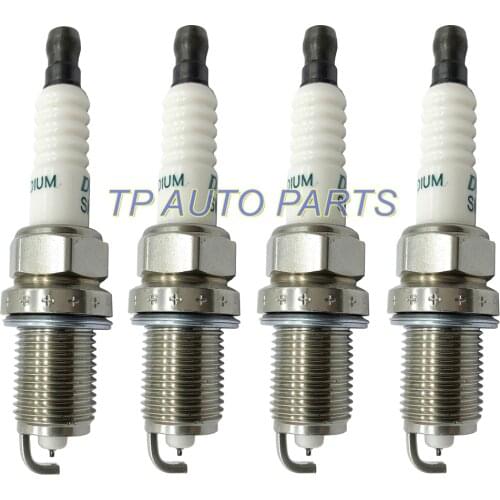 4 Pieces Spark Plug Compatible With Toyo-ta OEM 90919-01240 SK16R11 9091901240