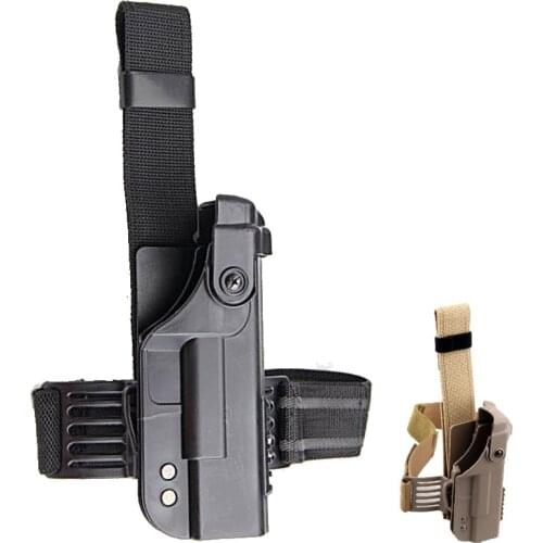 Tactical Combat Glock Pistol Holster Airsoft Shooting Gun Holster Glock 17 22 Right Handed Drop Leg Holster Hunting Accessories