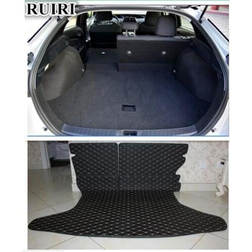 Top quality! Special car trunk mats for Toyota Prius 2018-2015 durable cargo liner mat boot carpets for Prius 2017,Free shipping
