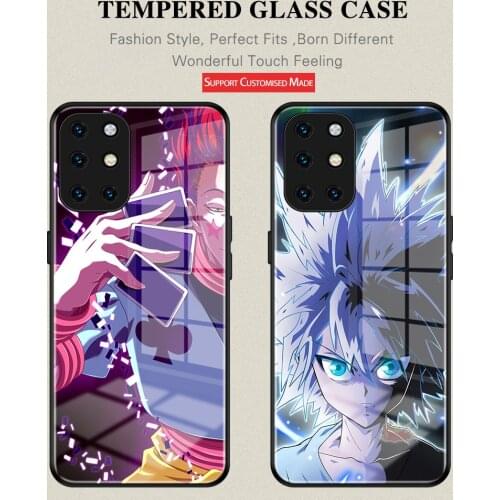 Hunter X Hunter Hisoka Character Tempered GIass Anti-Drop Cover For Oneplus 6 6T 7 7Pro 7T 7TPro 1+8 8Pro 8T 9 9Pro Nord CaSe
