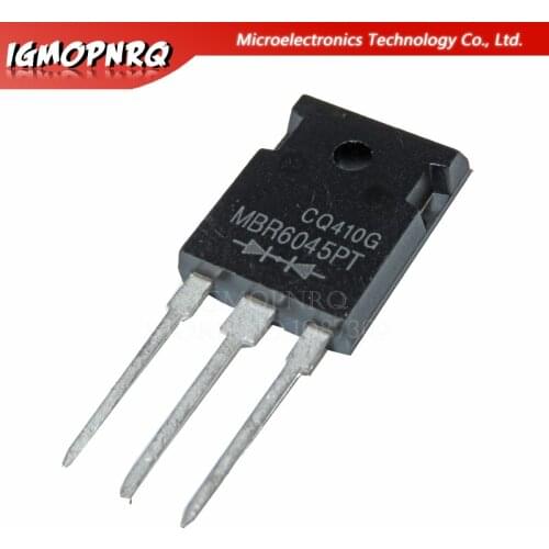 10pcs MBR6045PT Schottky rectifier diode 60A 45V new original