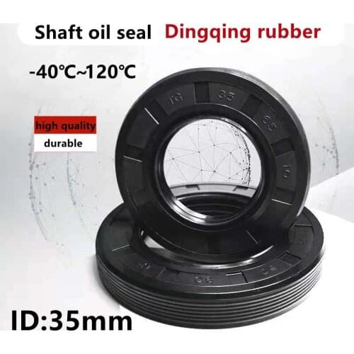 2pcs TC-35*45/46/47/48/50/52/55/56/57/58/60/62/65/70/72/75/80/85*6/7/8/10/12mm NBR skeleton shaft oil seal spring double lips