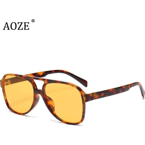 2021 Fashion Classic Vintage Pilot Style Sunglasses For Women Men Cool Gradient ins Brand Design Sun Glasses Shades oculos