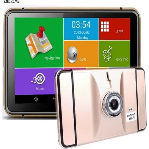 7 inch Android GPS Navigation Car DVR Wifi AV-IN Bluetooth FM transmitter 512/8G 16GB Bundle free latest maps