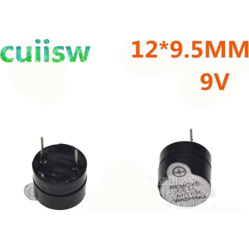 30pcs,9V,Tone Alarm Ringer Active Buzzer,12MM*9.5MM, electronic components