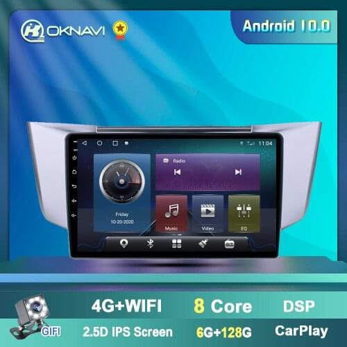 Car Radio for Lexus RX300 RX330 RX350 RX400H Autoradio 2003-2009 2 Din Multimedia Video Player Navigation GPS Automotive Goods