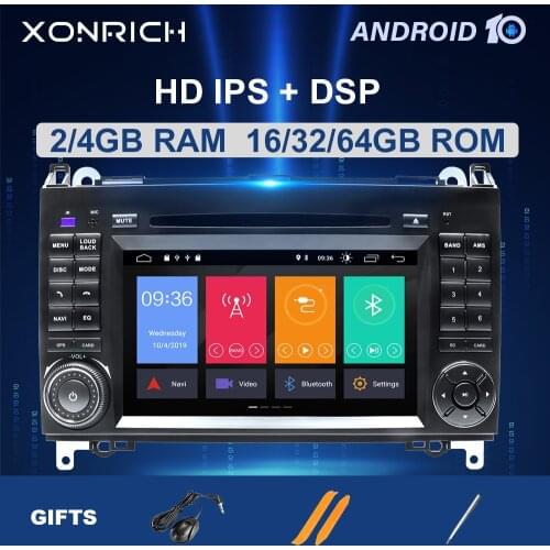 DSP 2 din Car DVD Radio for Mercedes Benz B200 A B Class Sprinter W906 W169 W245 Viano Vito W639 b170 Multimeida GPS Navigation