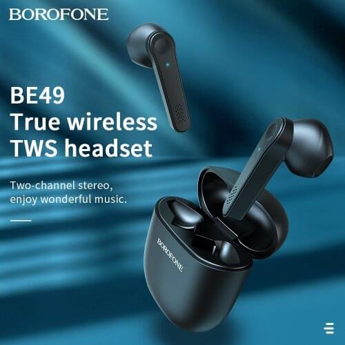 BOROFONE TWS Wireless Bluetooth Earphone 5.0 Intelligent Touch Control Wireless TWS Earphones 3D Stereo Sport Headset for iphone