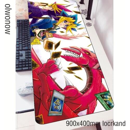 Yu Gi Oh mouse pad gamer cute 90x40cm notbook mouse mat gaming mousepad Mass pattern pad mouse desk padmouse mats