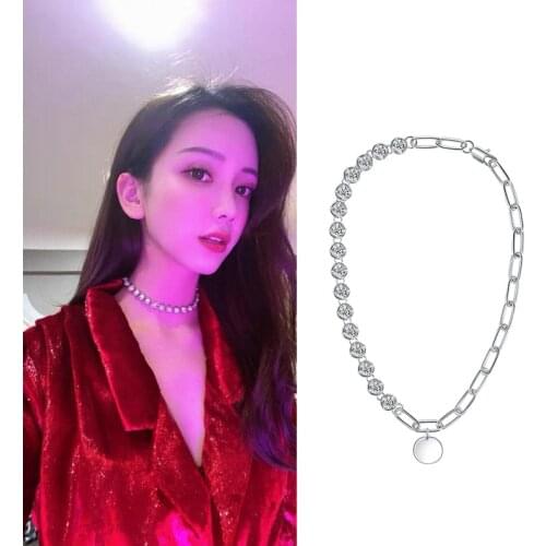 Short necklace women new Austrian Crystal chorker clavicle chain necklace