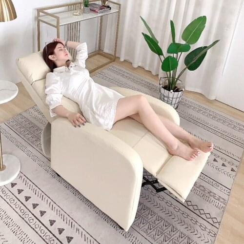 Space first-class sofa single beauty nail theater living room lazy person lying multifunctional lunch break makeup chair