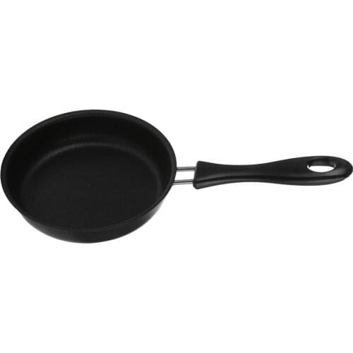 Round Non-stick Flat Egg Pancake Frying Omlette Pan Pie Dish Cookware 12cm